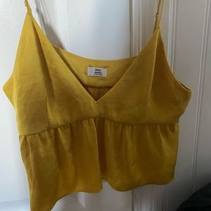 Aritzia yellow lover camisole
